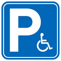 Invaliden parkeerplek